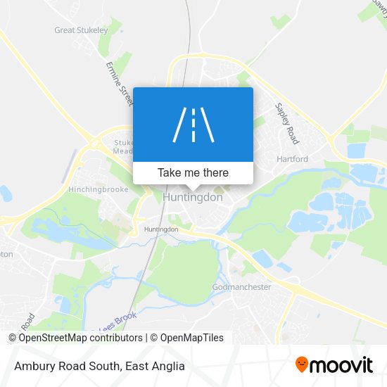 Ambury Road South map