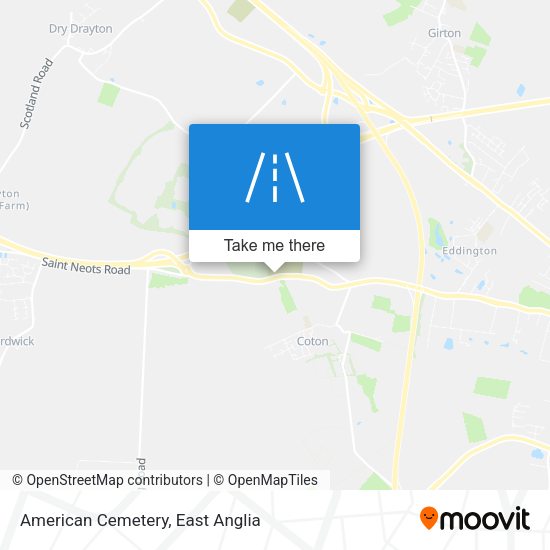 American Cemetery map
