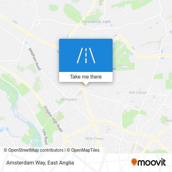 Amsterdam Way map