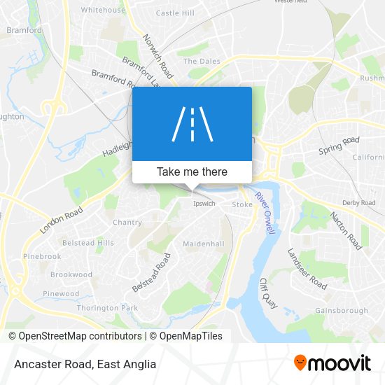 Ancaster Road map