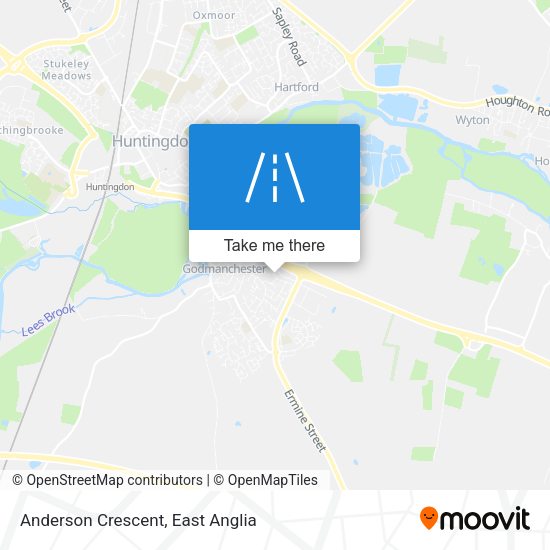Anderson Crescent map