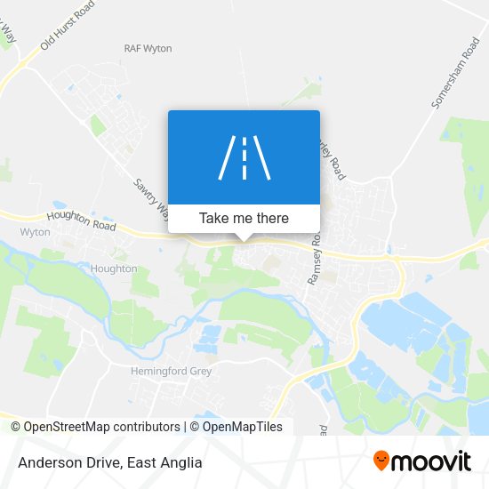 Anderson Drive map