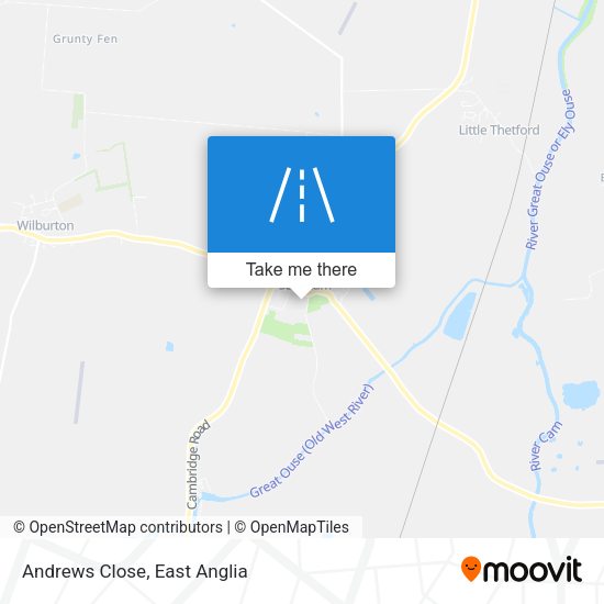 Andrews Close map