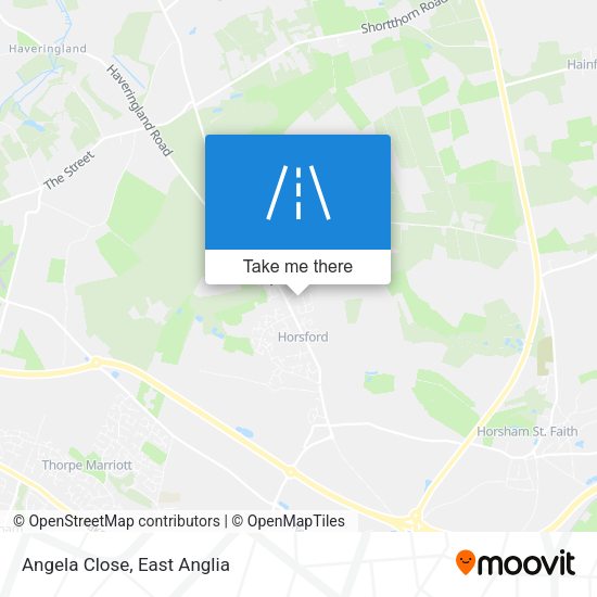 Angela Close map