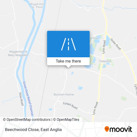 Beechwood Close map