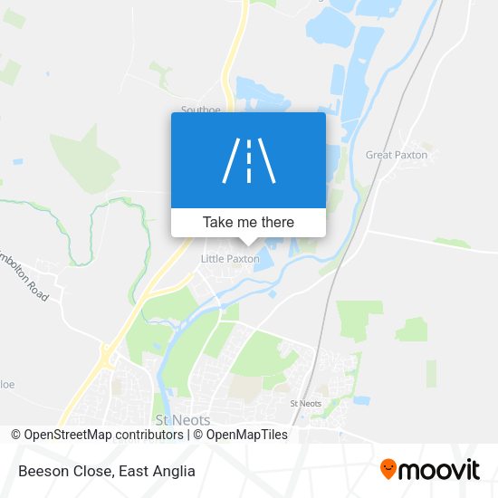 Beeson Close map