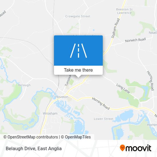 Belaugh Drive map