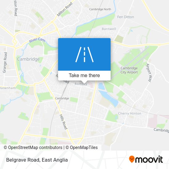 Belgrave Road map