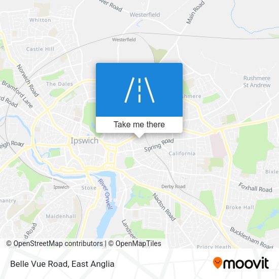 Belle Vue Road map