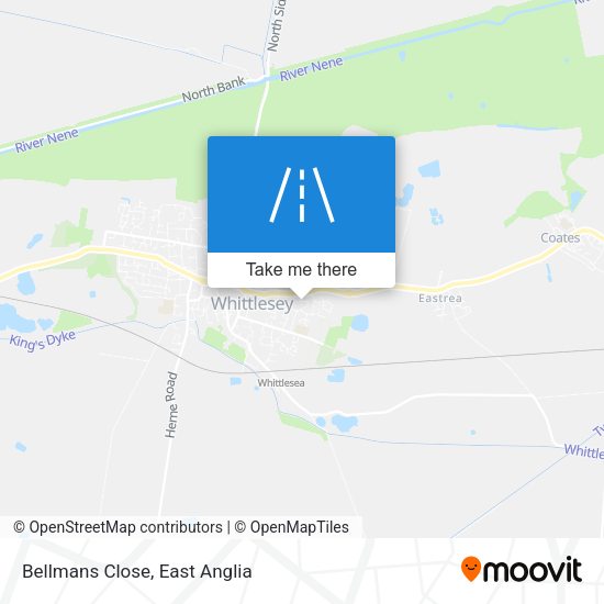 Bellmans Close map