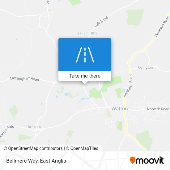 Bellmere Way map