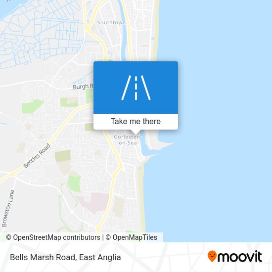 Bells Marsh Road map