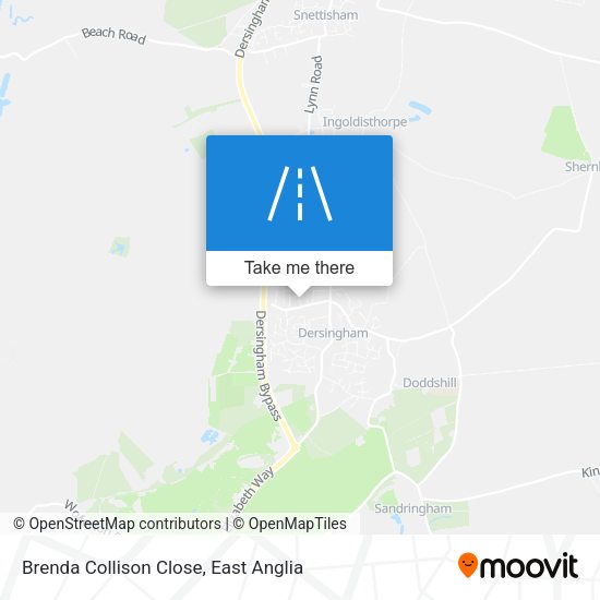 Brenda Collison Close map