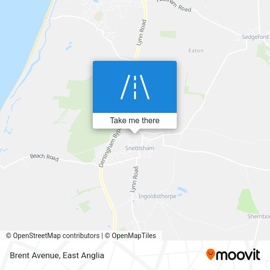 Brent Avenue map