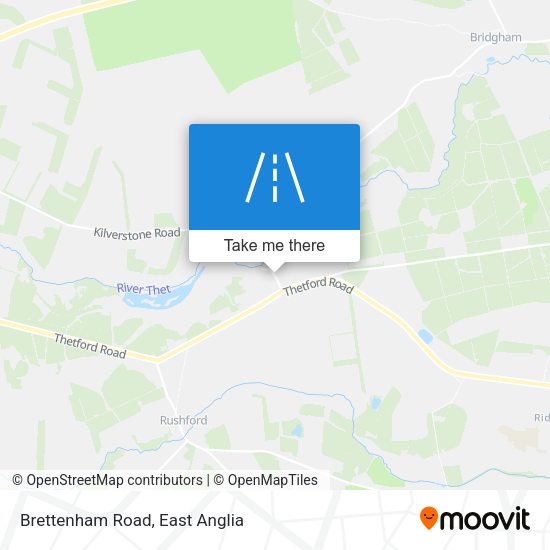 Brettenham Road map