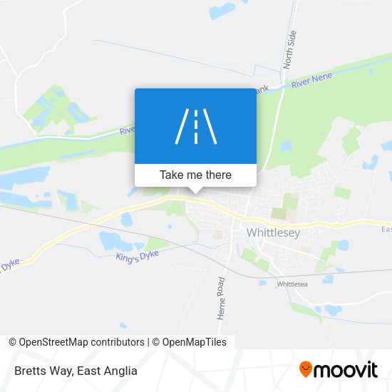 Bretts Way map
