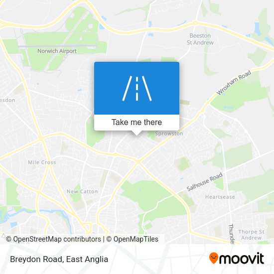 Breydon Road map