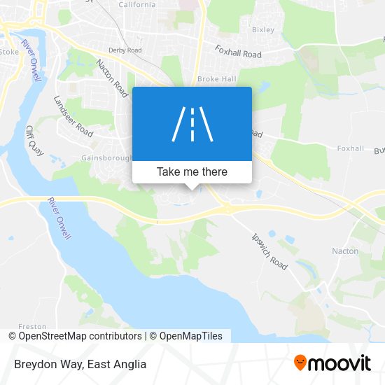 Breydon Way map