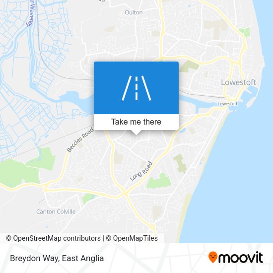 Breydon Way map
