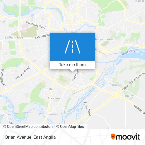 Brian Avenue map