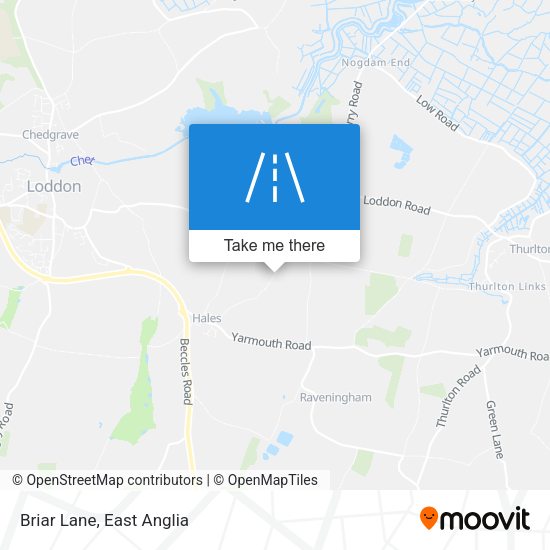 Briar Lane map