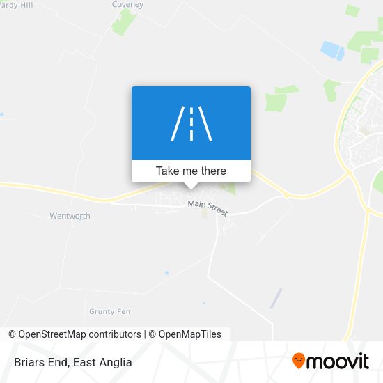 Briars End map