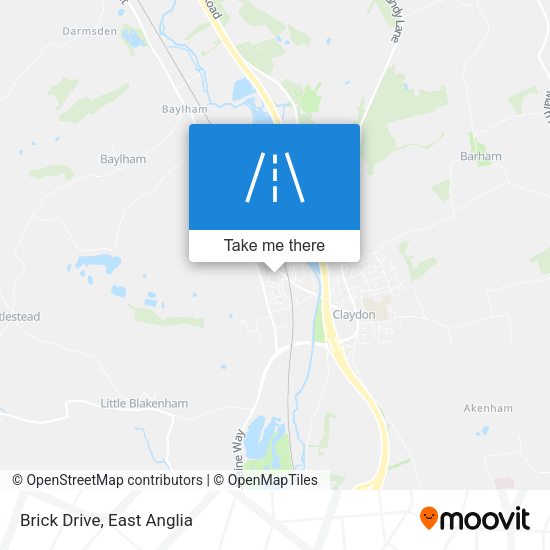 Brick Drive map