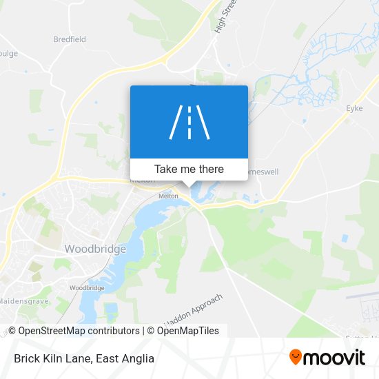 Brick Kiln Lane map