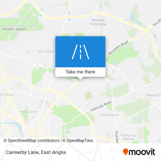 Cannerby Lane map