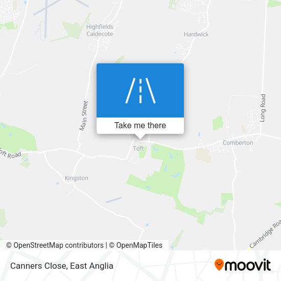 Canners Close map