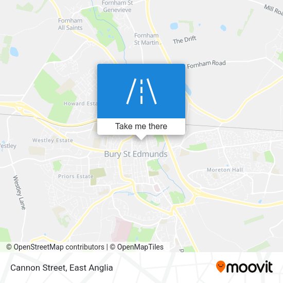 Cannon Street map