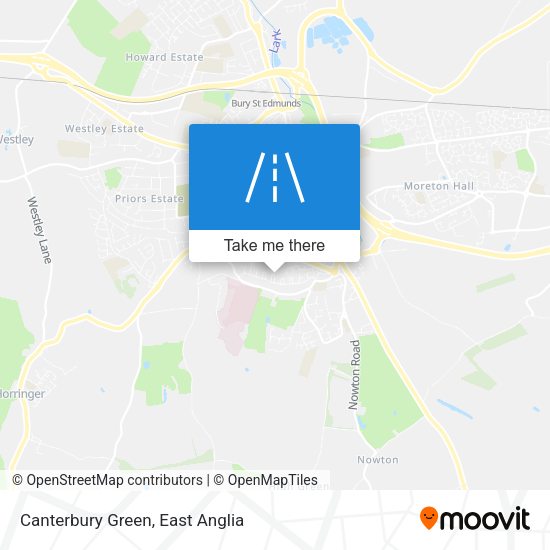 Canterbury Green map