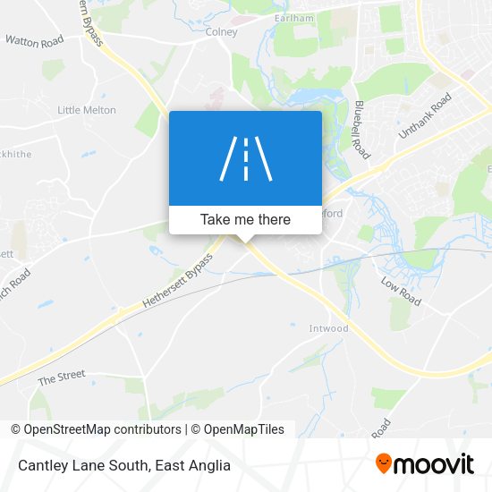 Cantley Lane South map