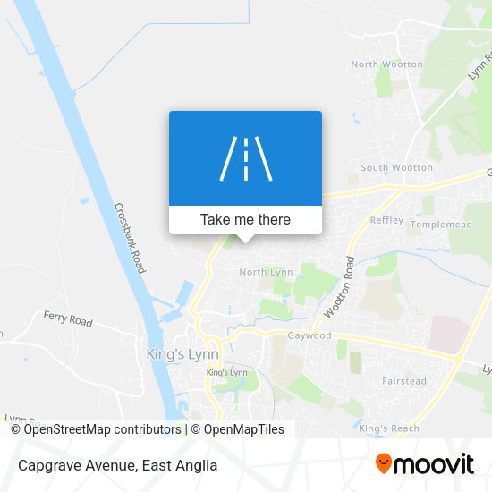 Capgrave Avenue map
