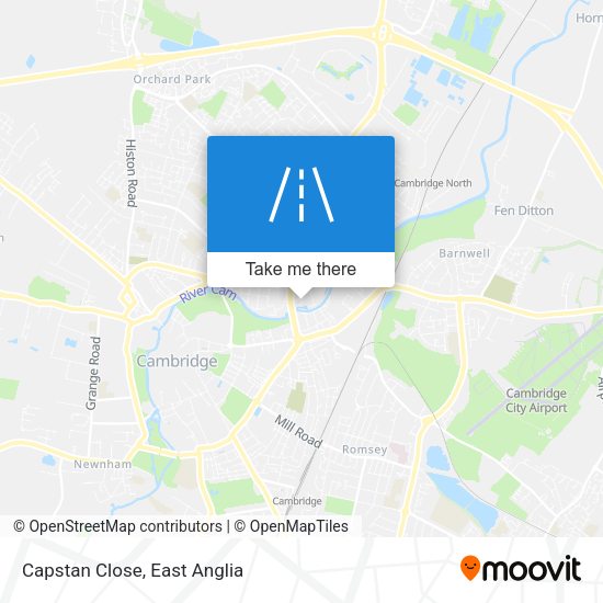 Capstan Close map