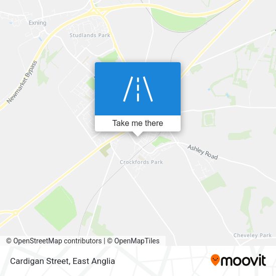 Cardigan Street map