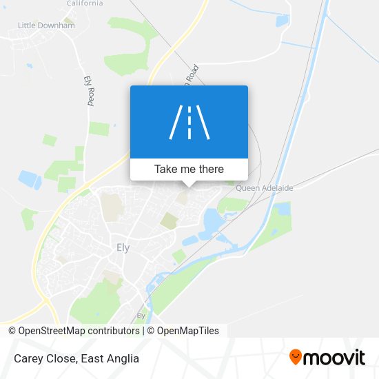 Carey Close map