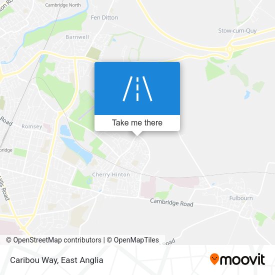 Caribou Way map