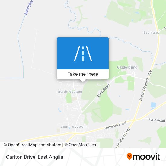 Carlton Drive map