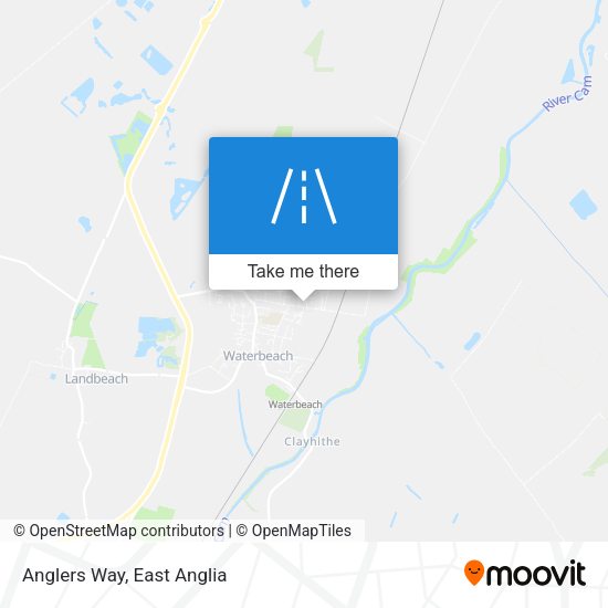 Anglers Way map