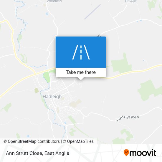 Ann Strutt Close map