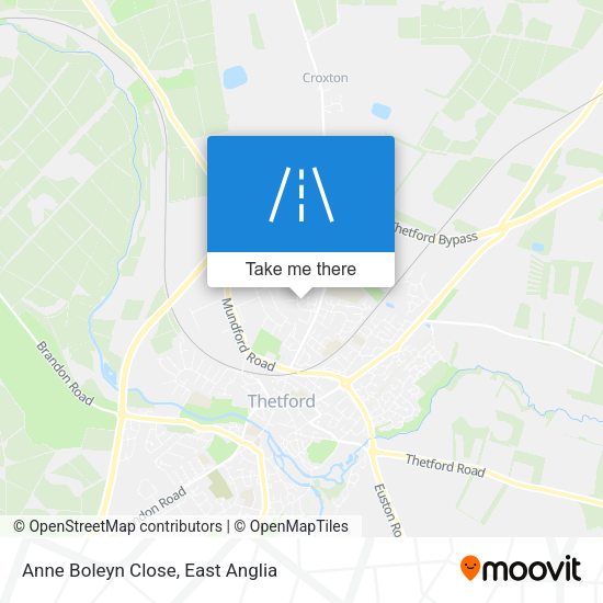 Anne Boleyn Close map