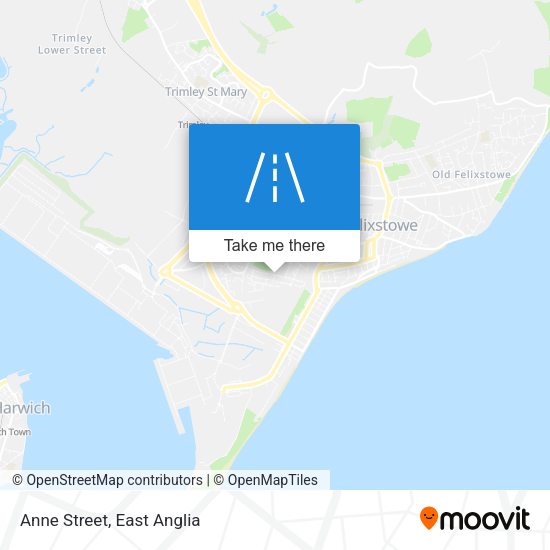 Anne Street map