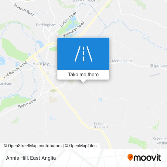 Annis Hill map