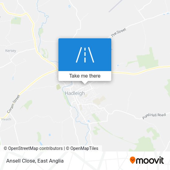 Ansell Close map