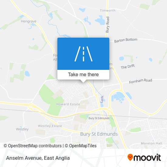 Anselm Avenue map