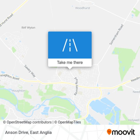 Anson Drive map