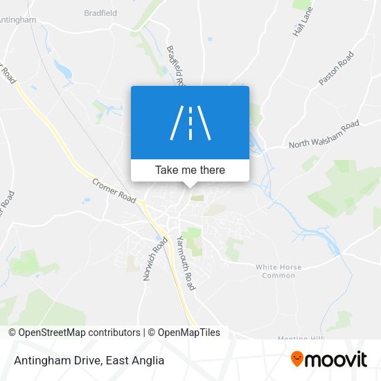 Antingham Drive map