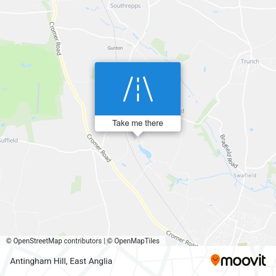 Antingham Hill map