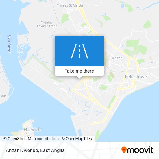 Anzani Avenue map